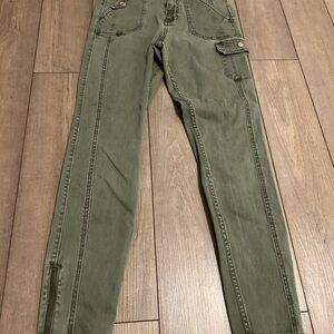 Abercrombie & Fitch Kids' Girls' Jeans 15/16 Cargo Style Zipper Bottom